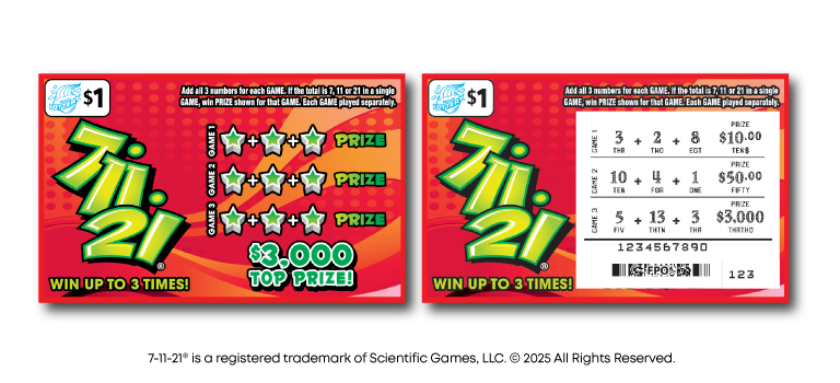 7-11-21 scratch-off ticket